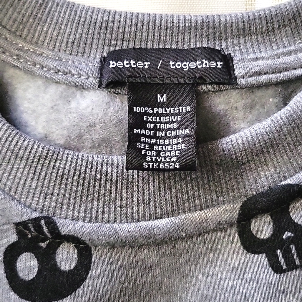 NWT Skull Crop Sweater & Sweats Set - Picture 6 of 11